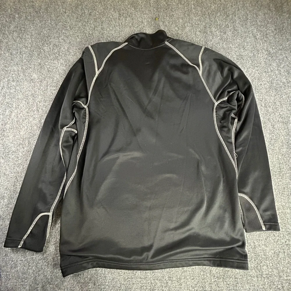Nike Therma-FIT Mens Large 1/4 Zip Big Ten Hockey Tournament Detroit 2015 Black